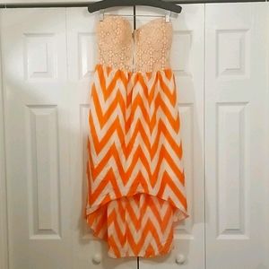 Strapless dress